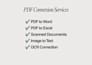 convert PDF to word, PDF to excel and do file conversion